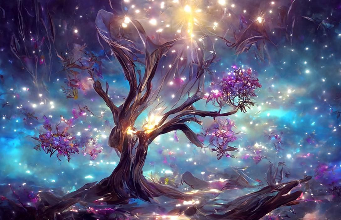 Mystical Tree, mystical, fantasy, fine, tree, HD wallpaper