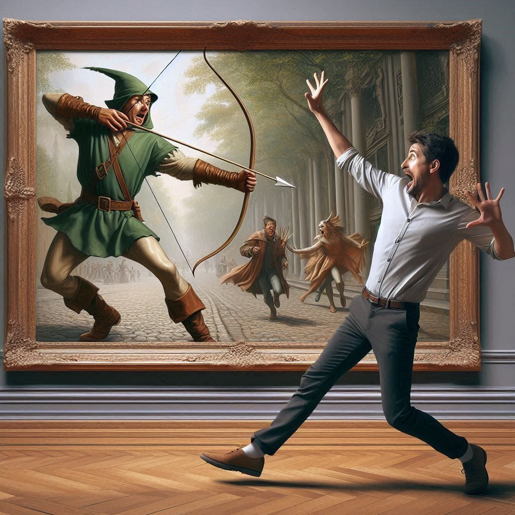 Robin Hood painting