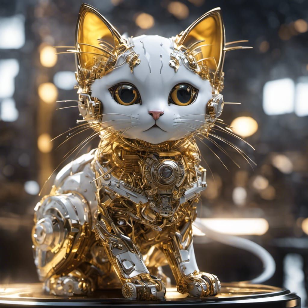 Robot Kitten  by @Sergio Ortiz