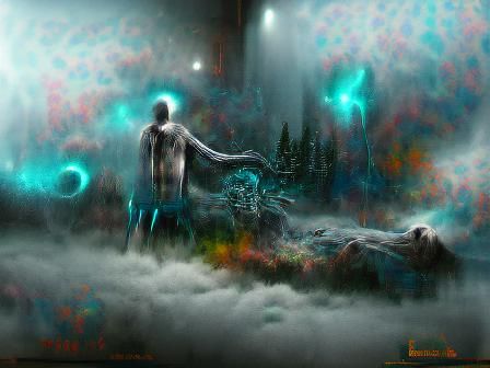 killing loneliness turquoise cascade of mist i