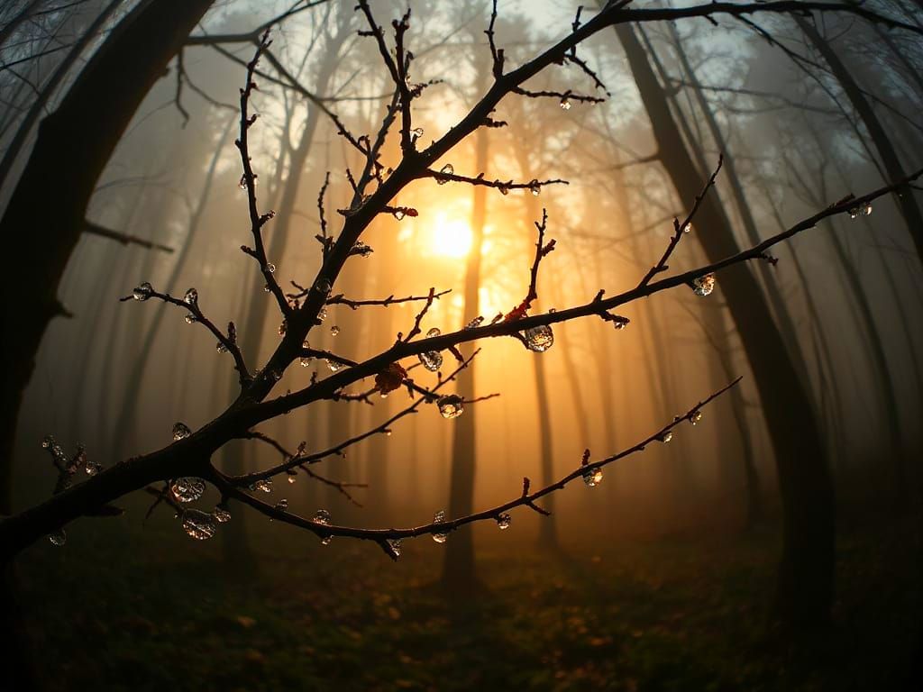Foggy Forest Morning 