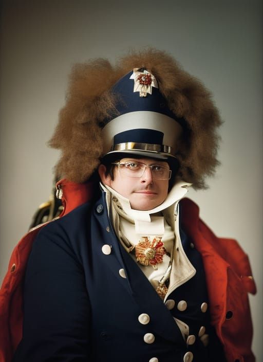 Napoleon Close-up portrait, color portrait, Linkedin profile...