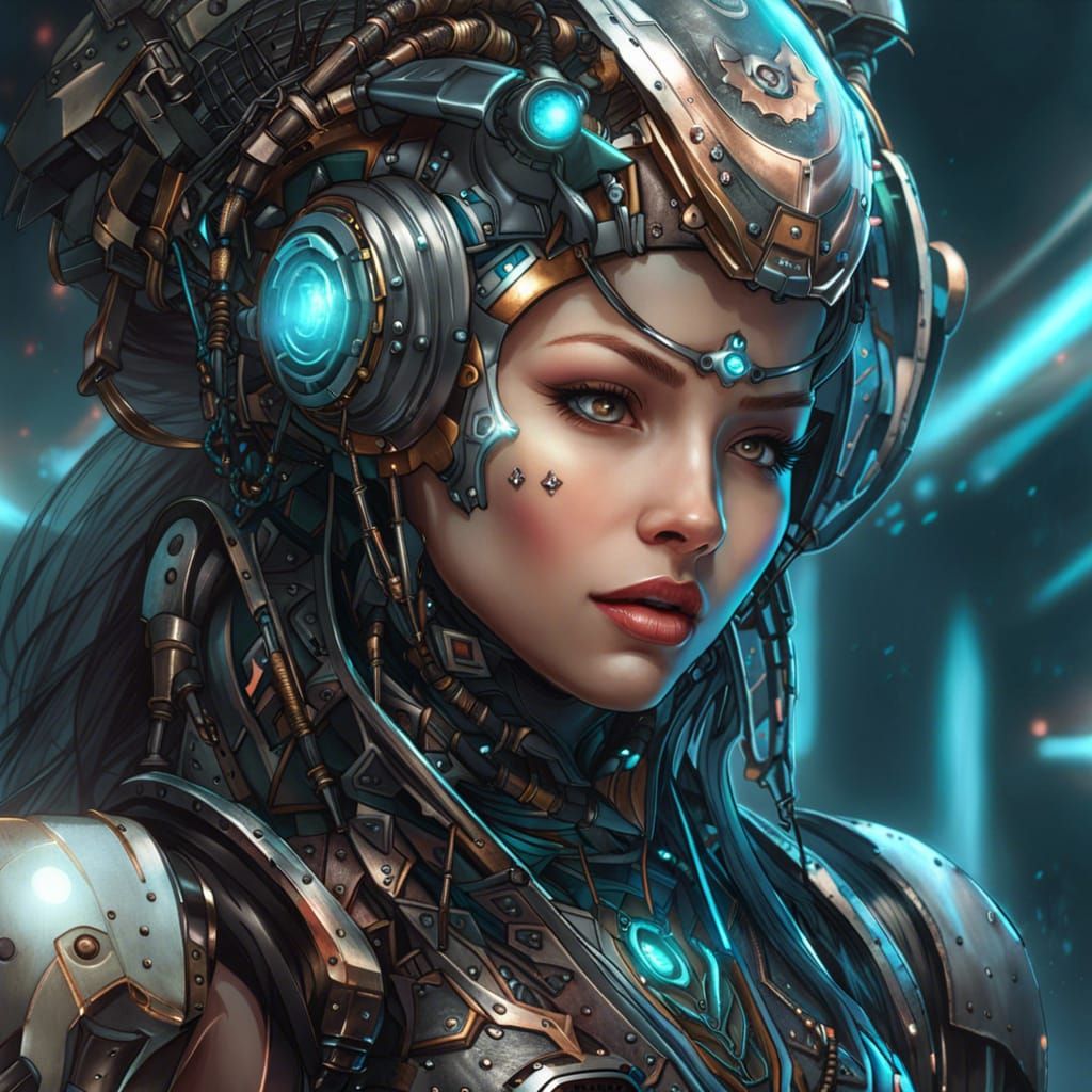 Cybernetic - AI Generated Artwork - NightCafe Creator