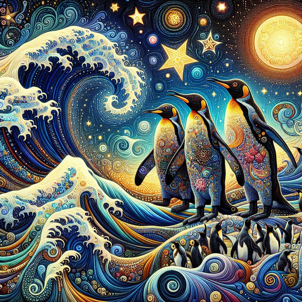 The penguin tide   by @Glass Firefly 