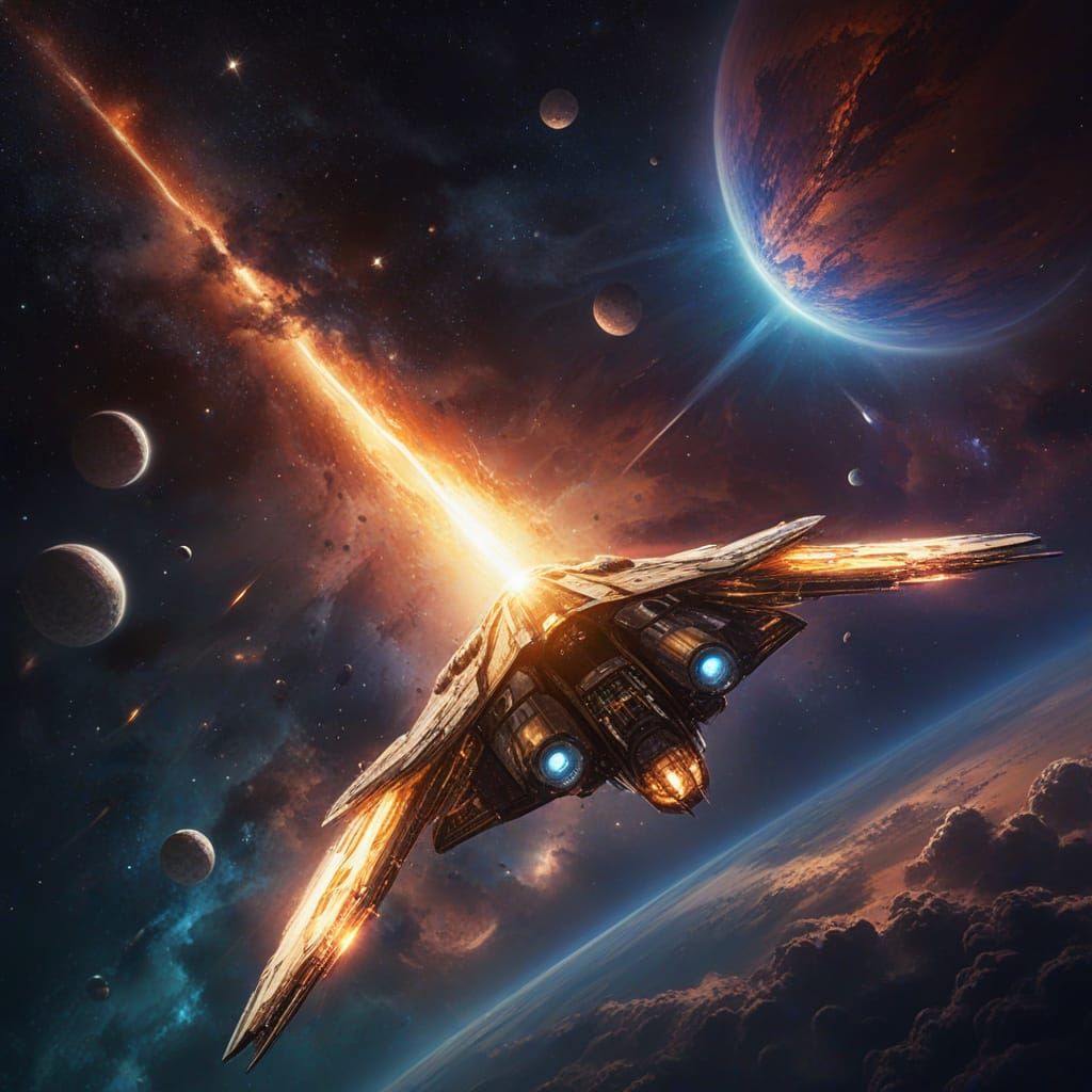 Journey trought the stars  by @Terminus