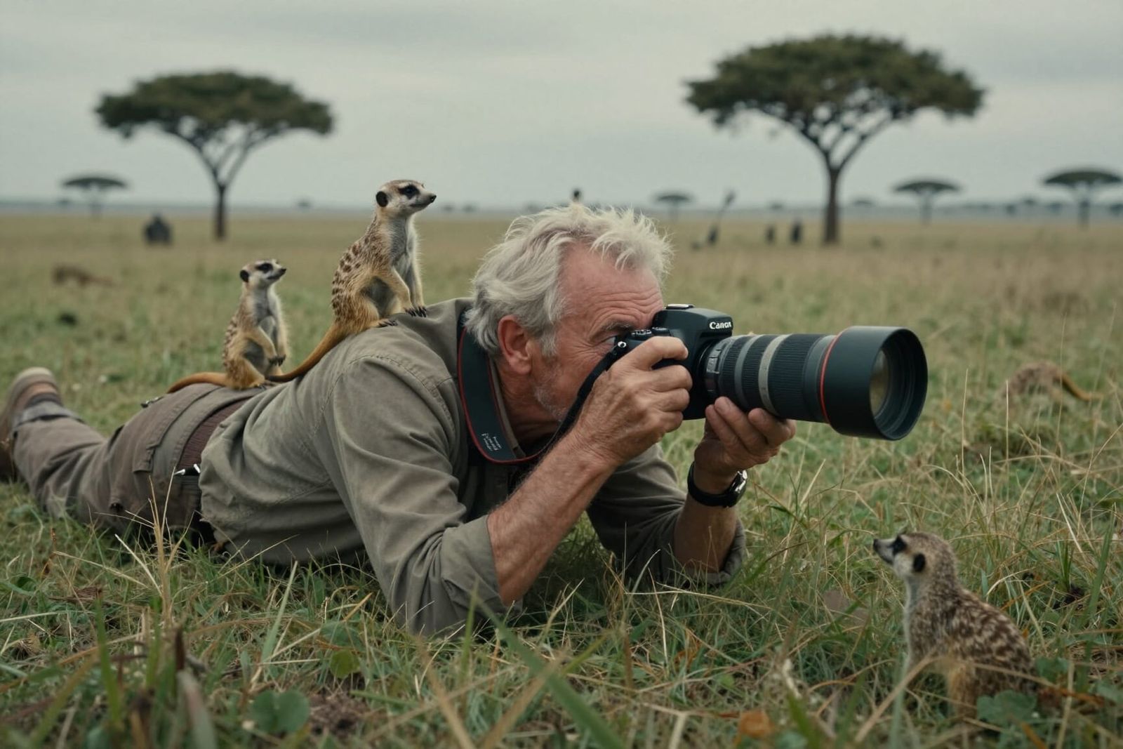 "Where are those meerkats hiding?"  by @The_BodyPainter