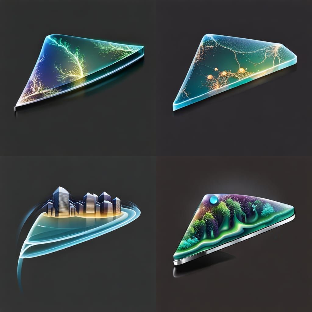 Crystal pizza slice 🍕