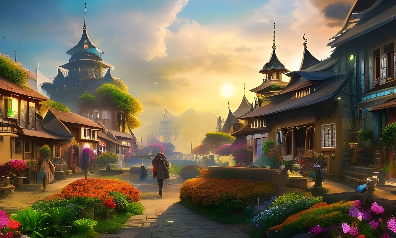 Scenic village