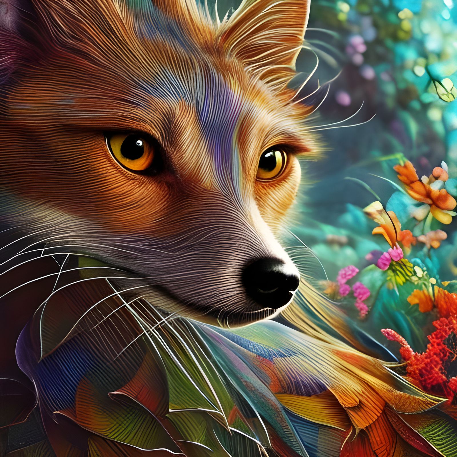 The fox spirit  by @originaldigga