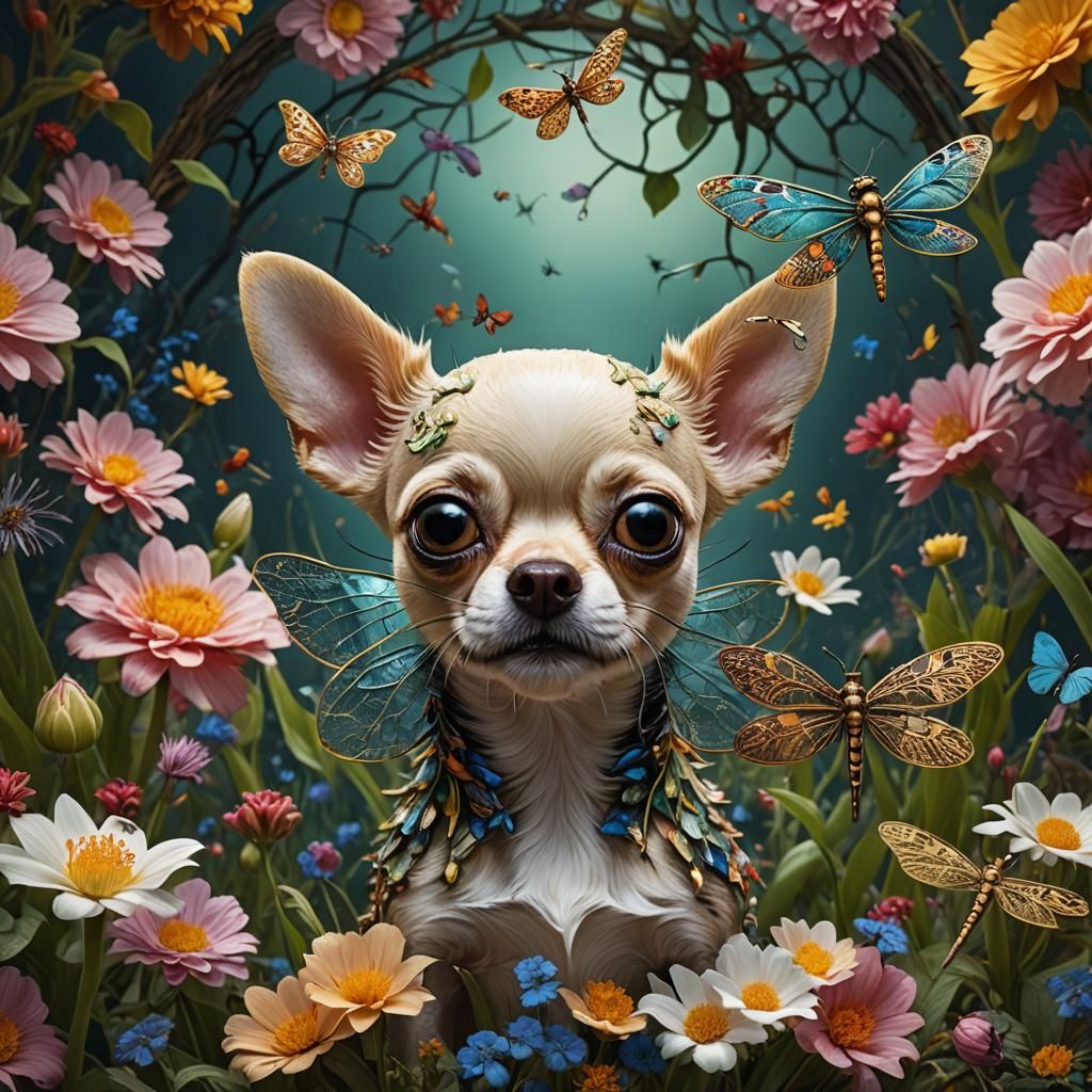 Intricate Macro Wildlife Photography in Surreal Style