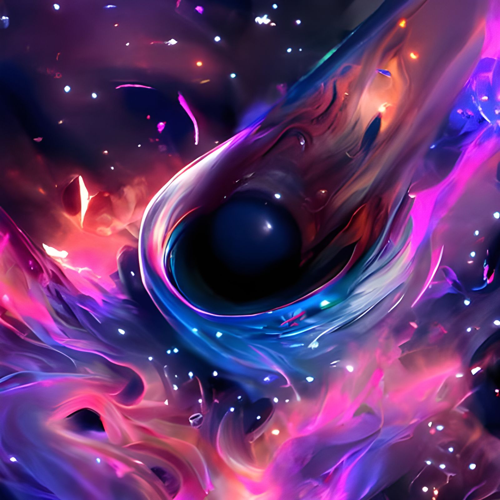 Sagittarius A* - AI Generated Artwork - NightCafe Creator