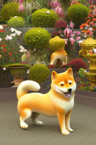 Shiba Inu Garden