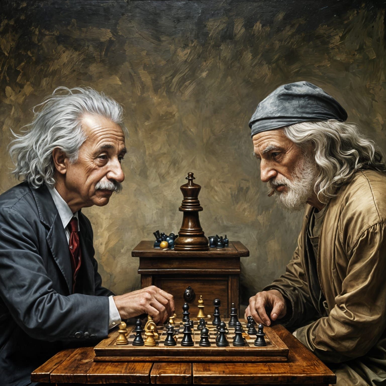 Albert against Leonardo, the face to face of the geniuses