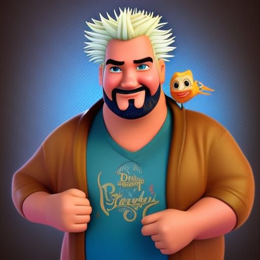 Guy Fieri Disney Princess