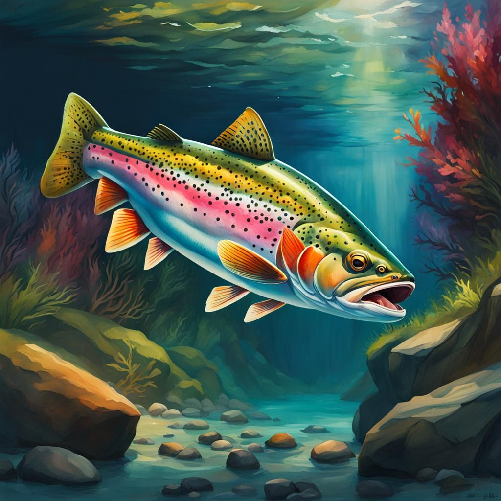 Trout - AI Generated Artwork - NightCafe Creator