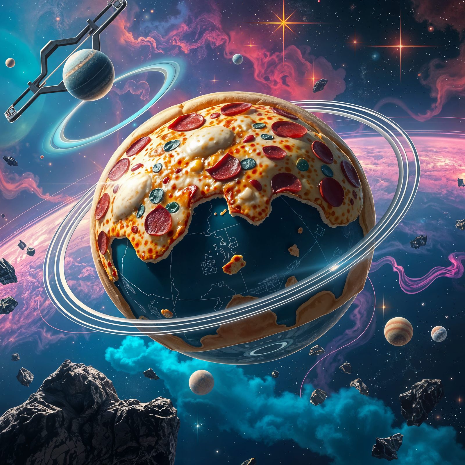 Pizza planet  by @Laevos