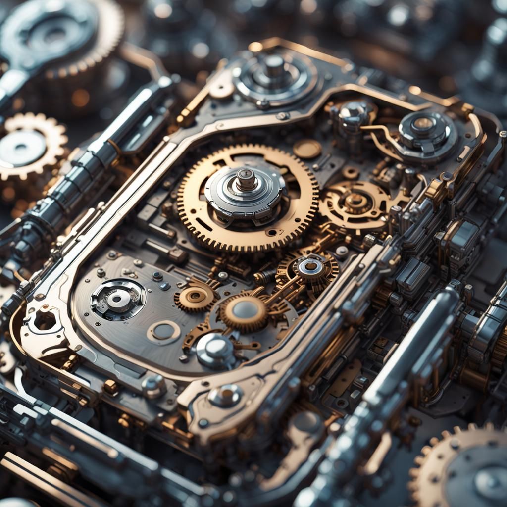 Clockwork phone #1 - AI Generated Artwork - NightCafe Creator