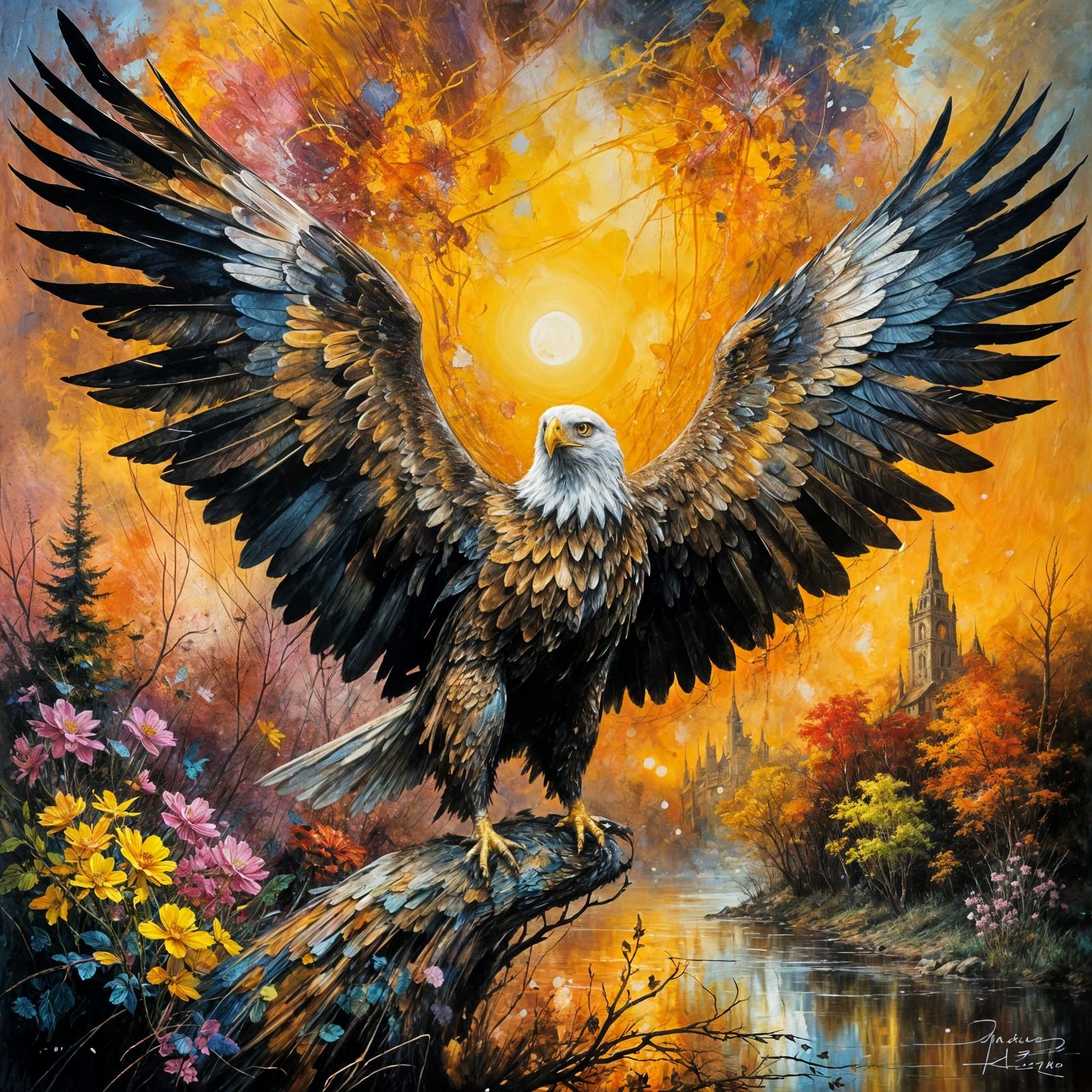Wings of Majesty and Freedom  by @Nikko P