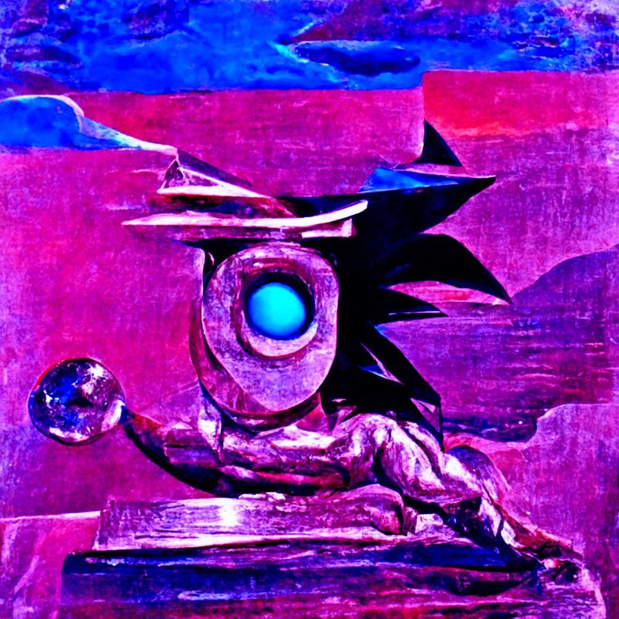 Goku Max Ernst iridescent