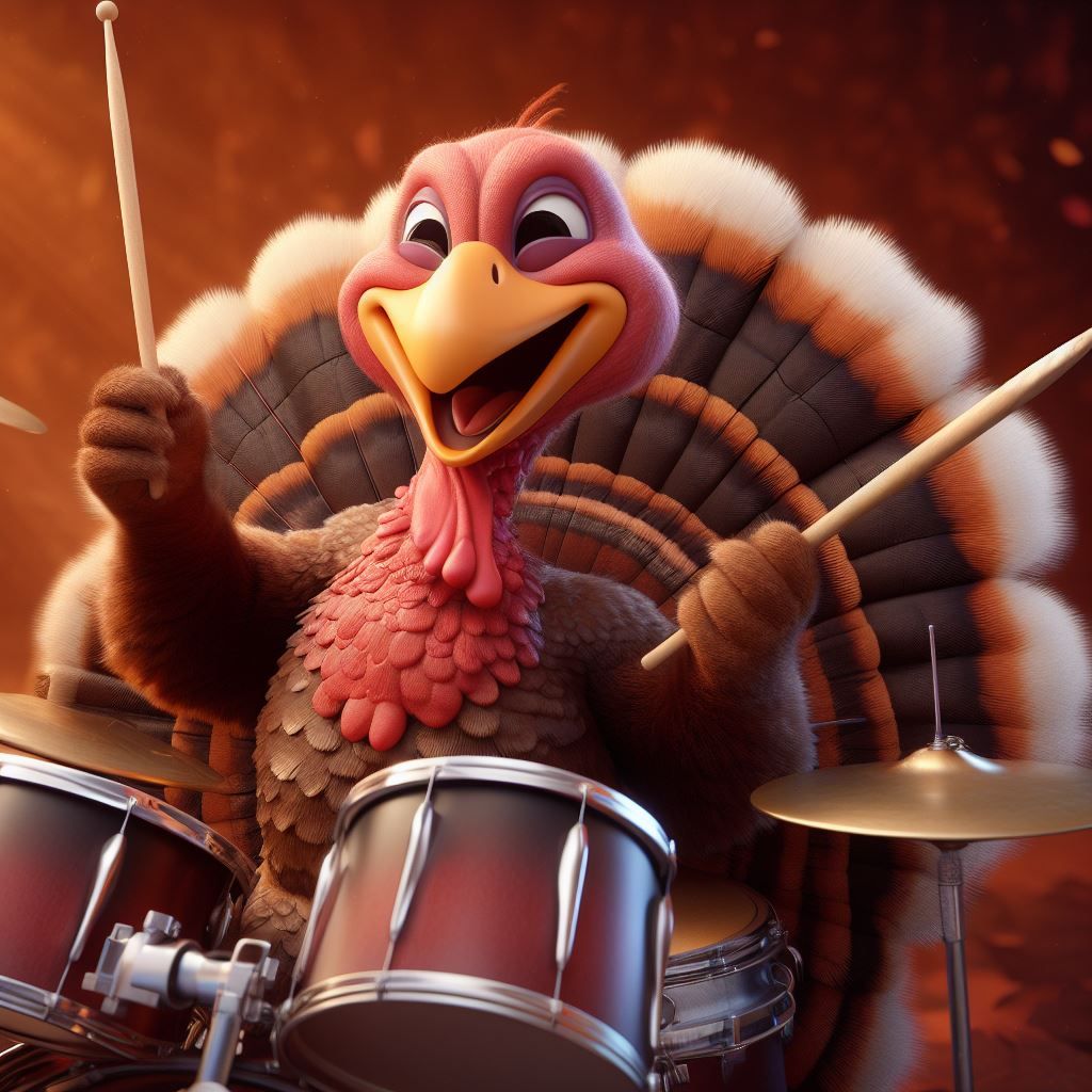 Who wouldn't want a turkey with extra drumsticks?