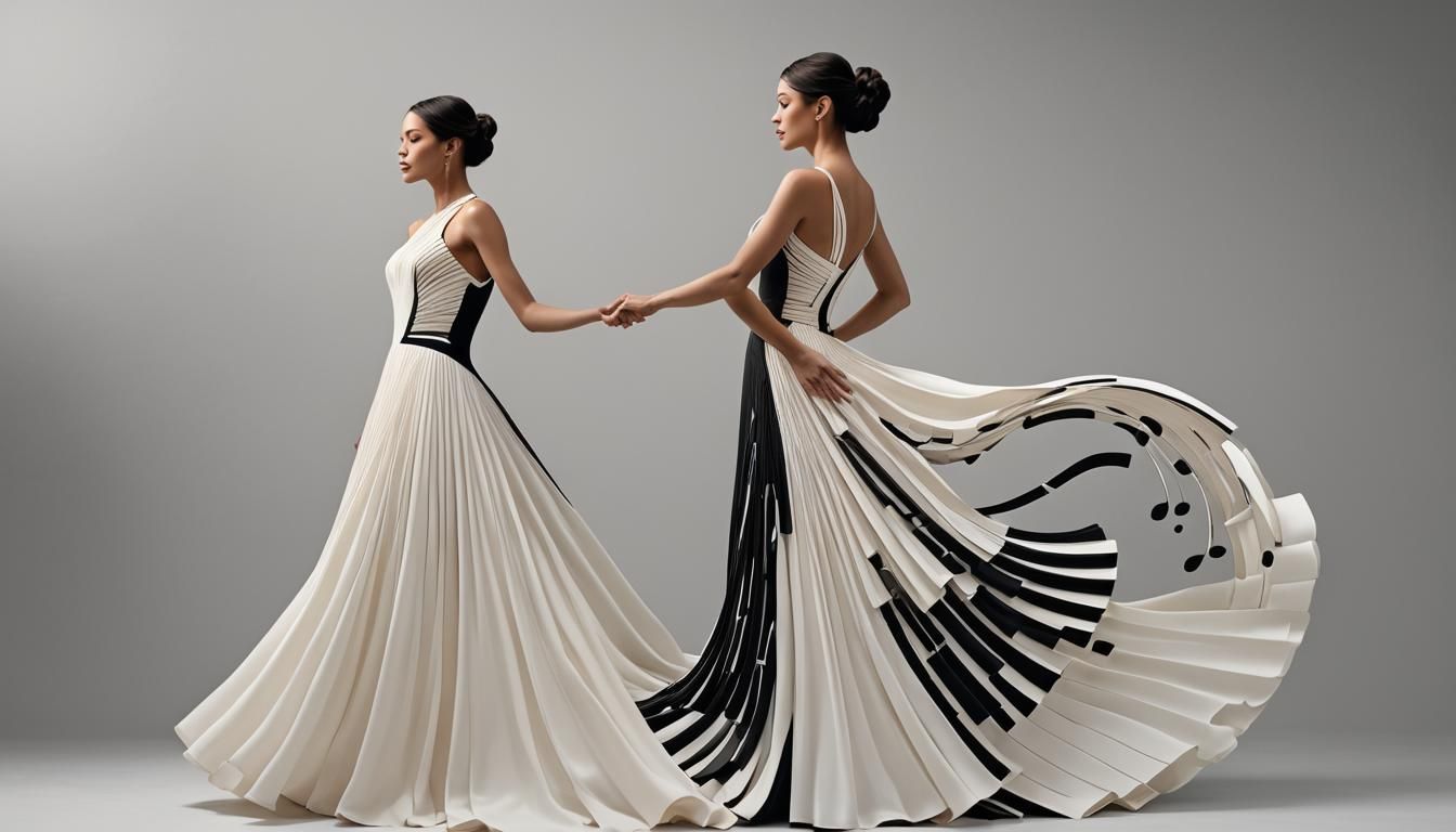 Elegant woman in profile, 2