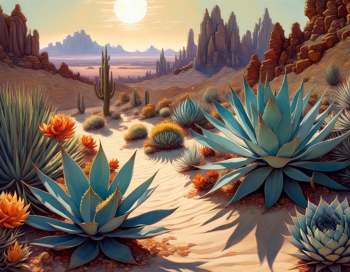 Desert agave  by @Drivers