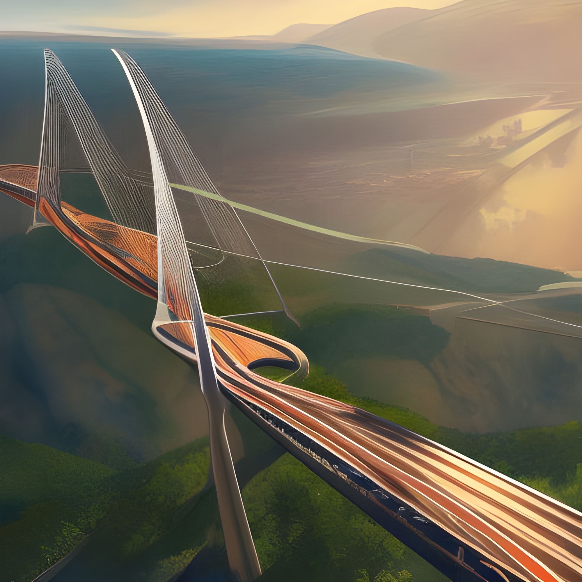 Millau Viaduct AI Generated Artwork NightCafe Creator   7NkCEKTA8DOz9yXPc1yN  3  9mb8r 6x 