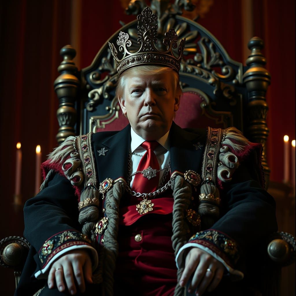 Trump as a King