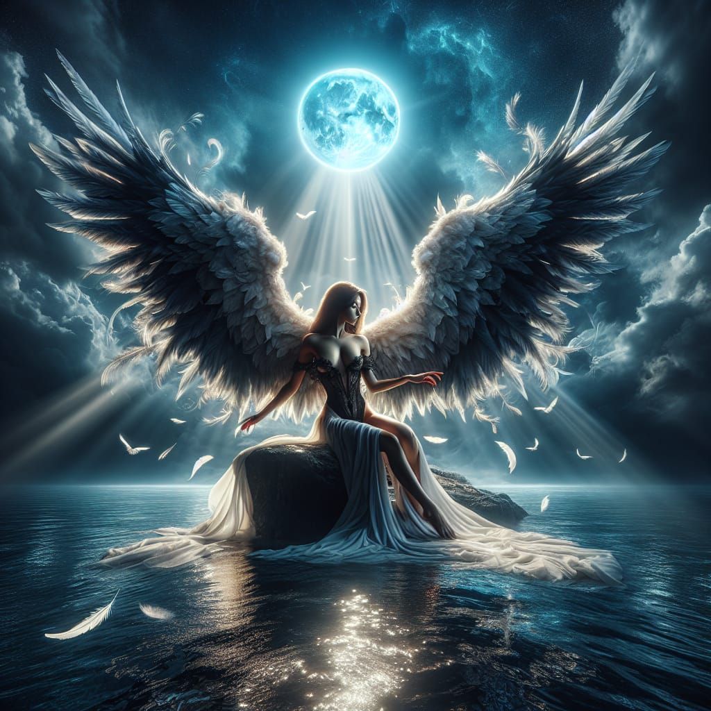 Waiting angel  by @Roswarcus