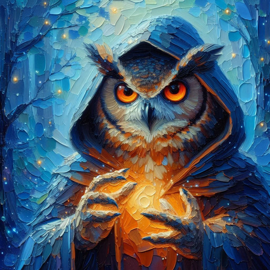 The Spellcasting Owl of the Twilight Woods