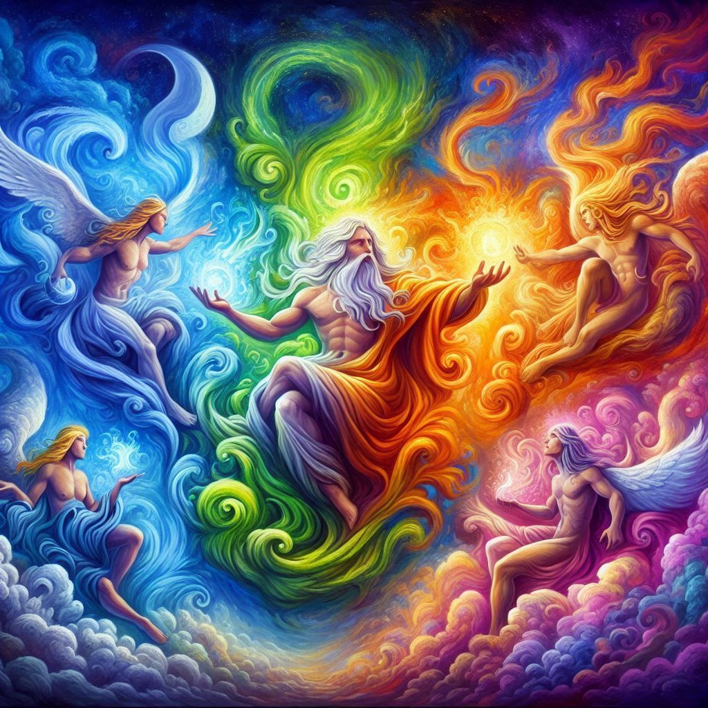 Rencontre entre les  4 éléments