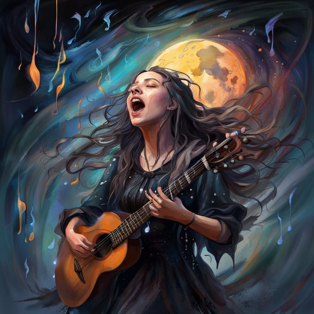 Young Witch singing beautiful melody  by @Armand