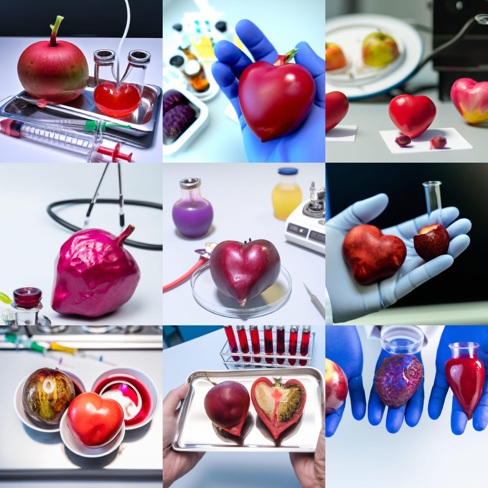 lab grown fruit that can be implanted as human hearts , real...