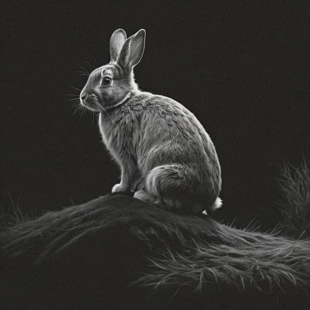 Bunny silhouette
