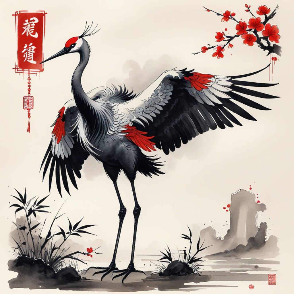 Crane  by @EllaMoonDesign