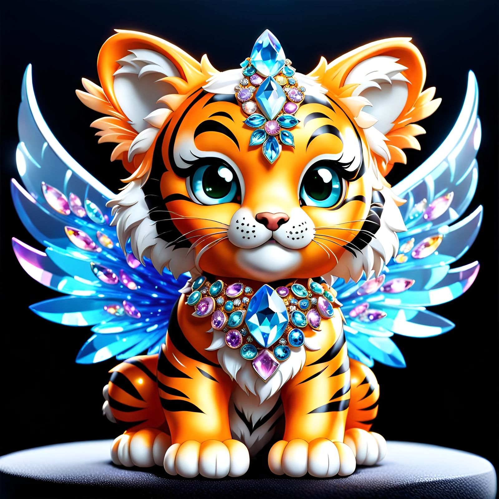 Sparkly Fairy-Tiger Baby