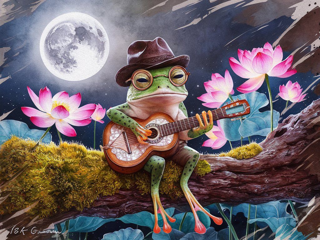 🎧There's a Frog on a Log