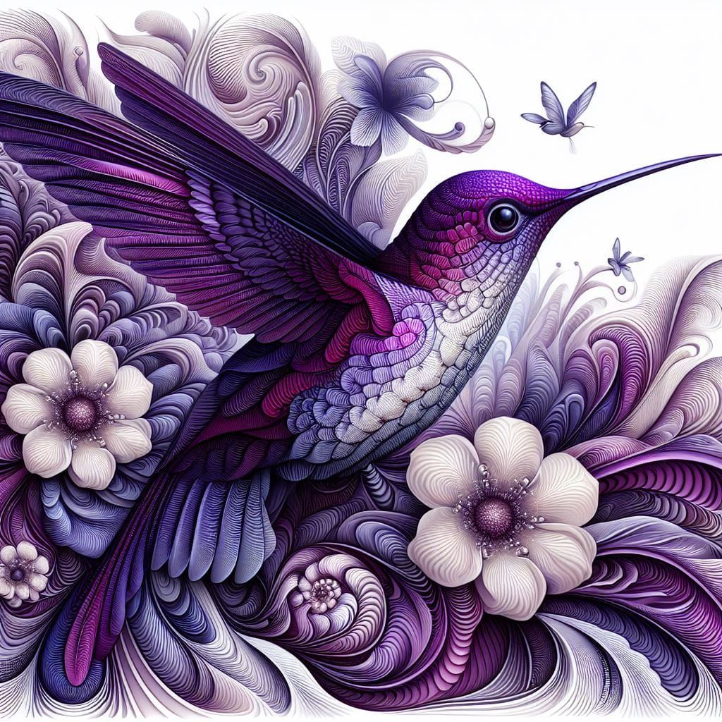 Hummingbird - AI Generated Artwork - NightCafe Creator