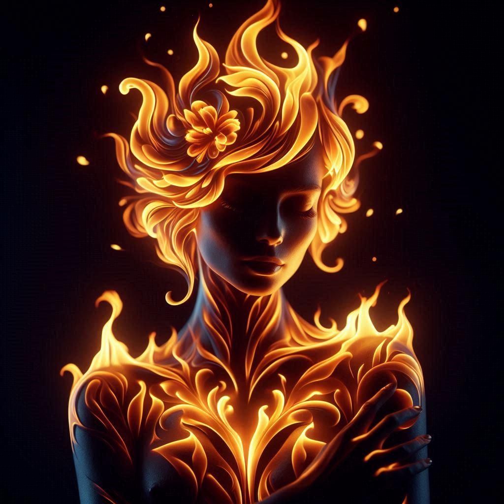 Girl of fire