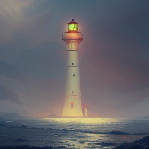 I can take you to the lighthouse v2 - AI Generated Artwork - NightCafe ...