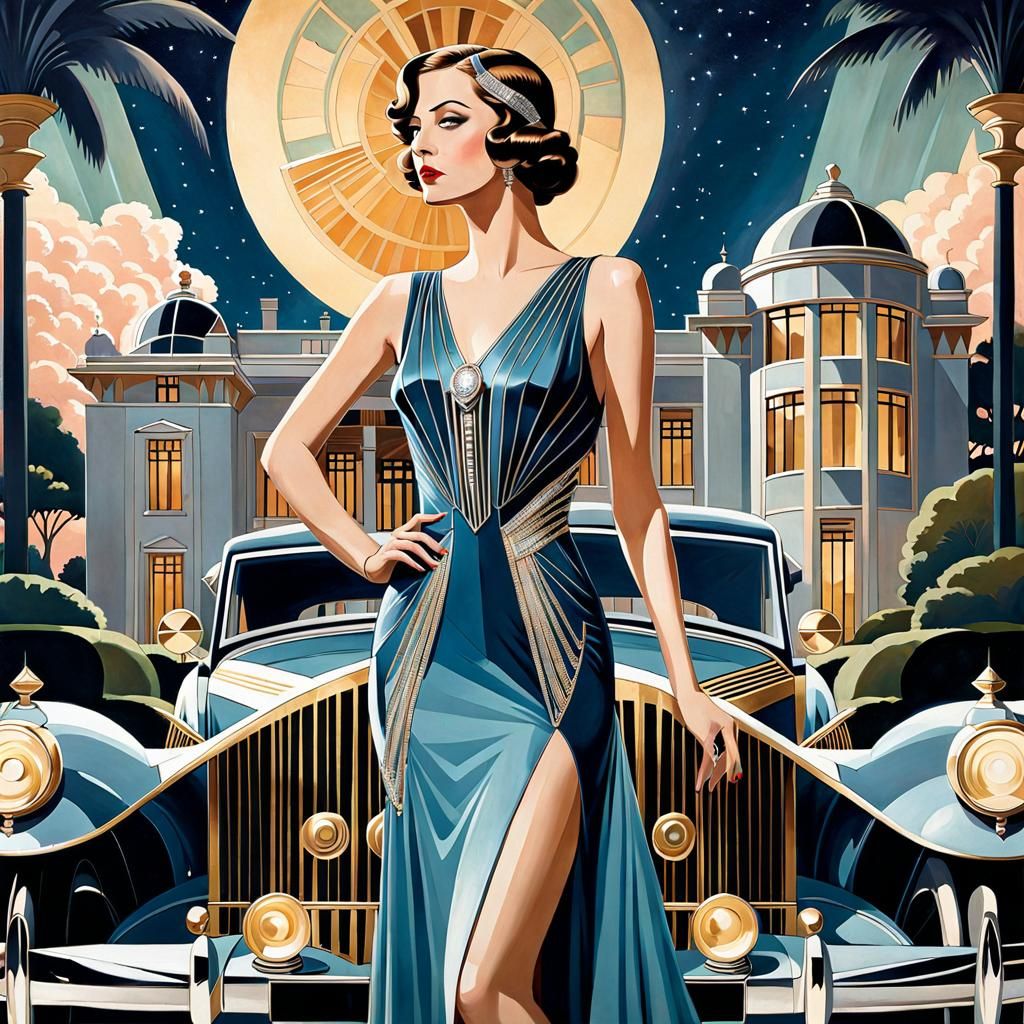 Art Deco Inspired Daily Challenge   by @Revenant_