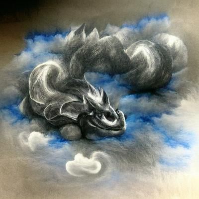 Charcoal cloud dragon