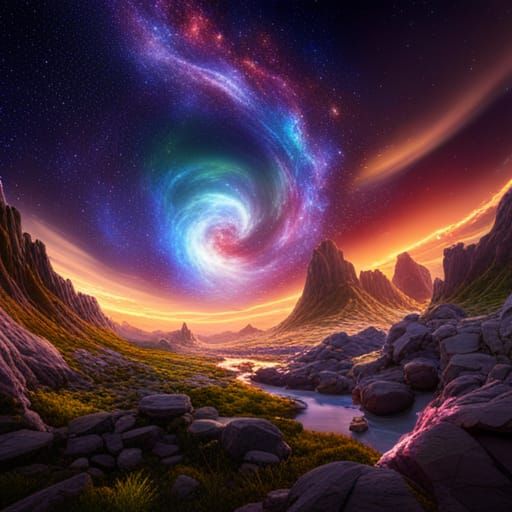 Supernova and birth of stars  by @Suzaenne