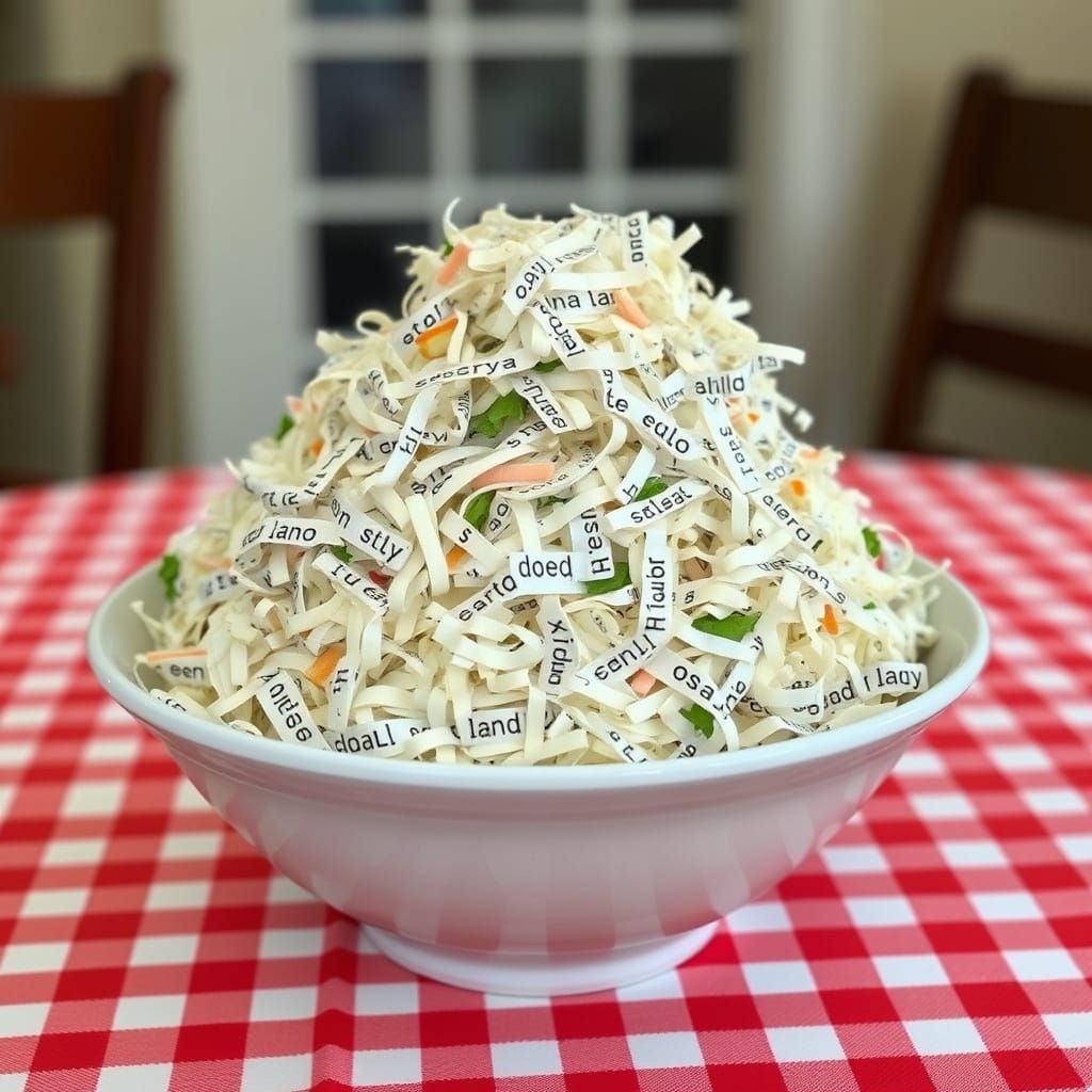 word salad...full of fiber  by @KRoseCarol