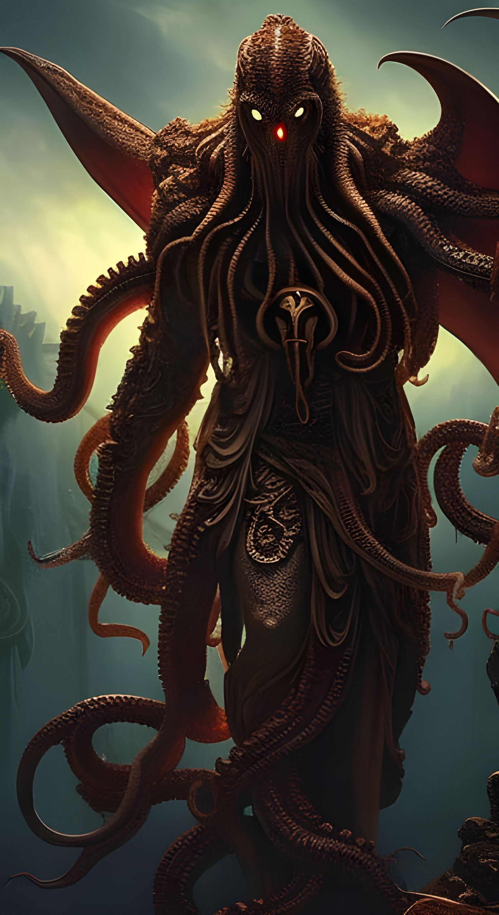 Cthulhu Spawn - Ai Generated Artwork - Nightcafe Creator