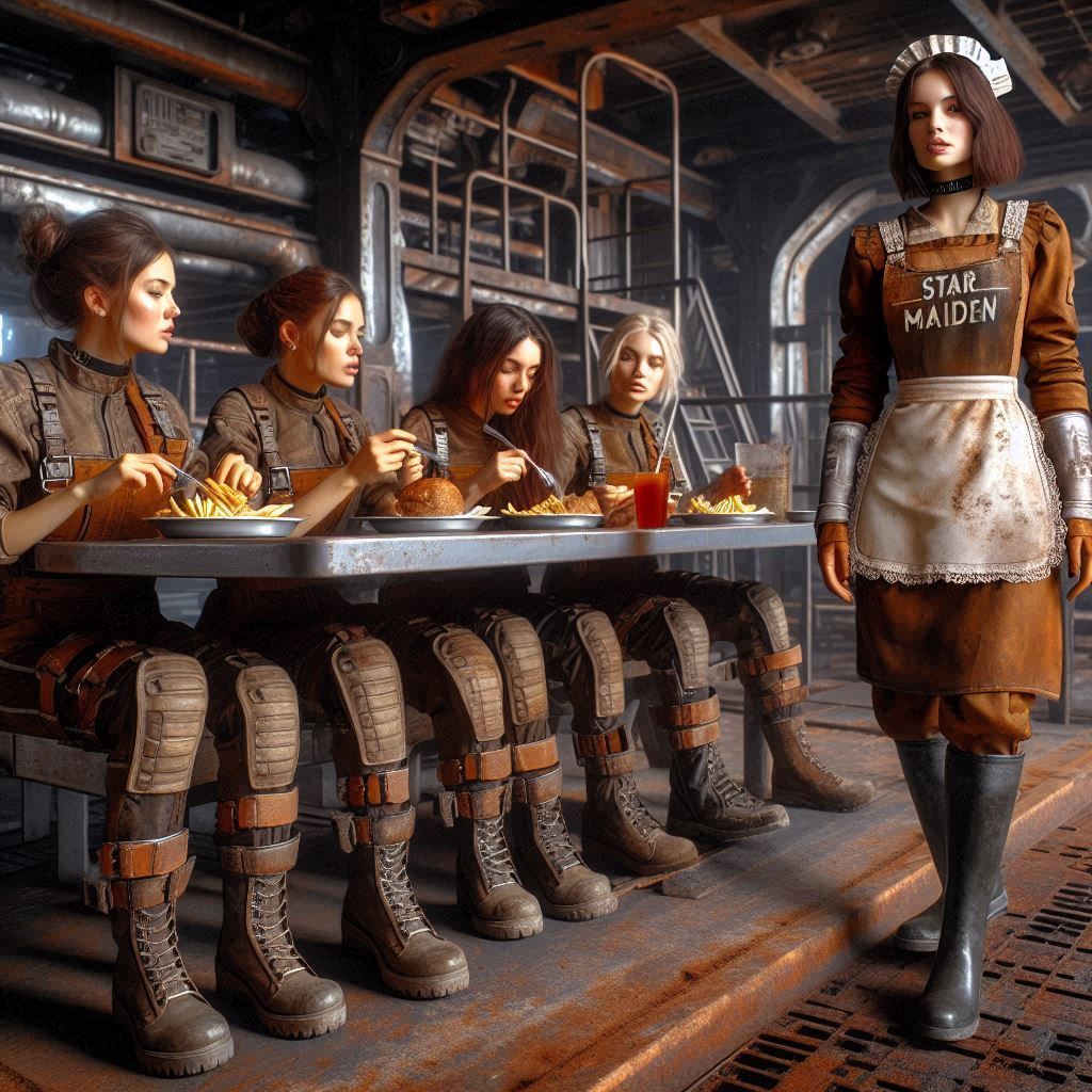 Mess hall duty in an old space freighter (1)