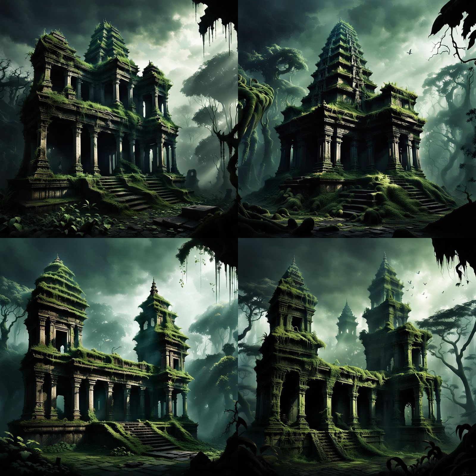 Haunted jungle temple