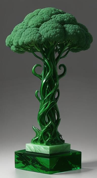 Statue of an Emerald Broccoli