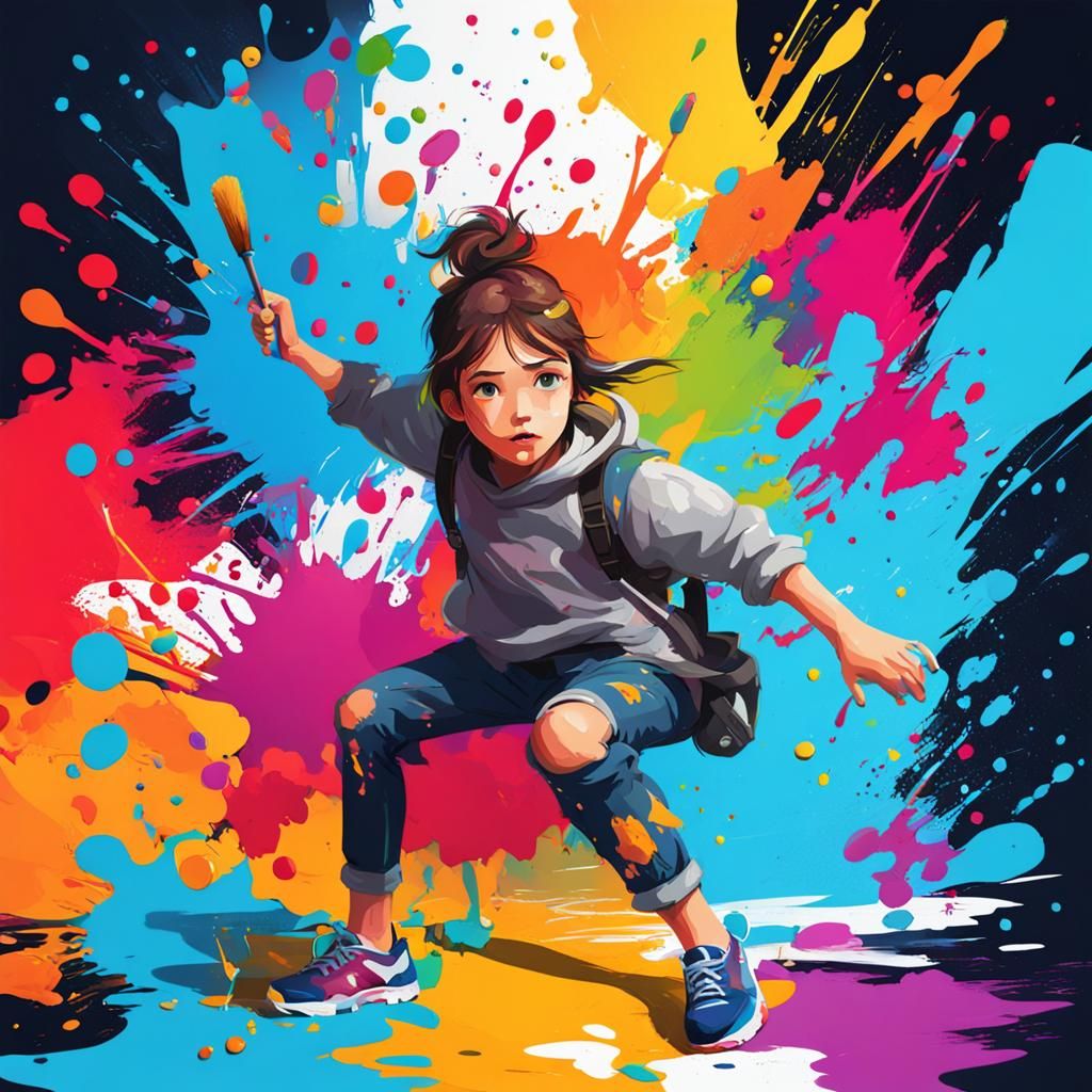 Too much paint AI Generated Artwork NightCafe Creator