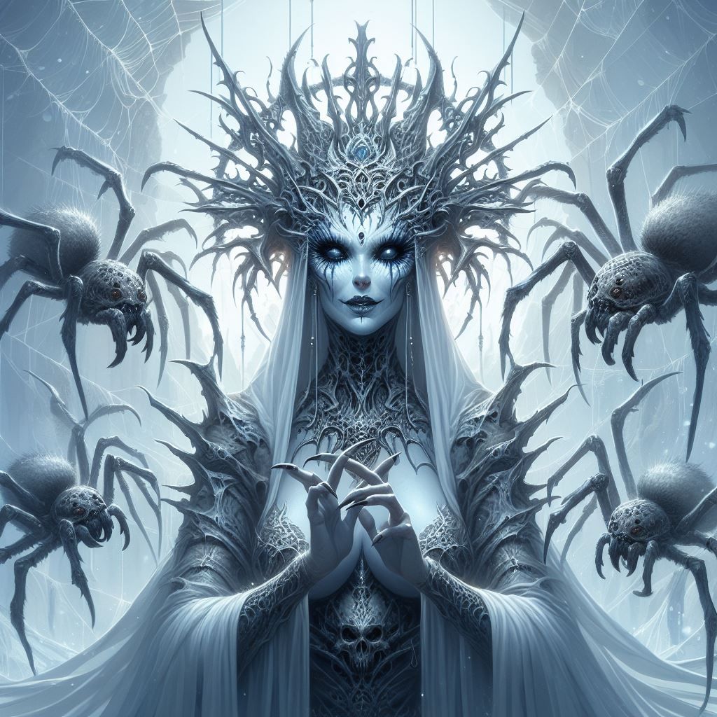 Lolth ; demon queen of spiders : Dall-e version